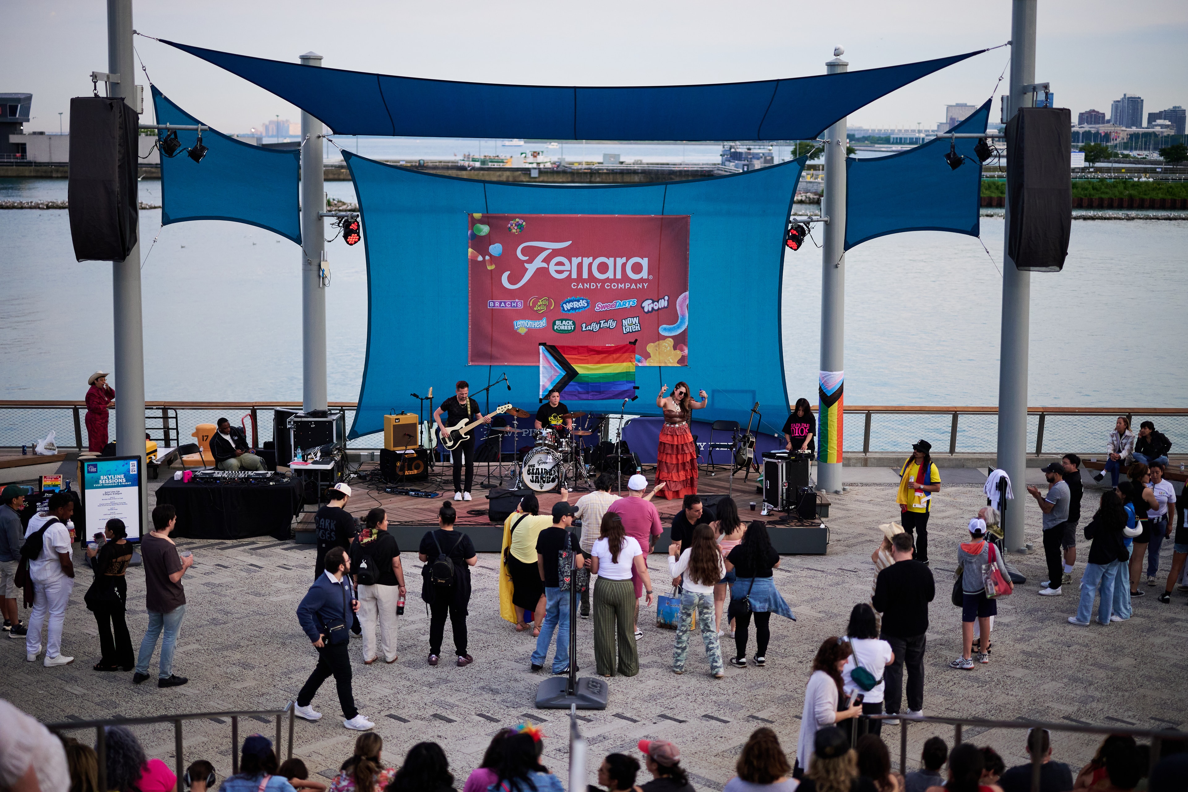 Erika with a K performing at Sor Juana Festival 2025
